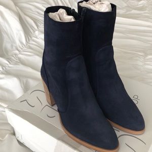 Topshop Sock Boots-Genuine Suede 💙😍